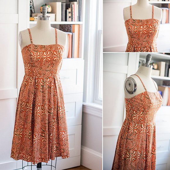 Bill Atkinson Glen of Michigan Vintage dress - S/M - Picture 2 of 6